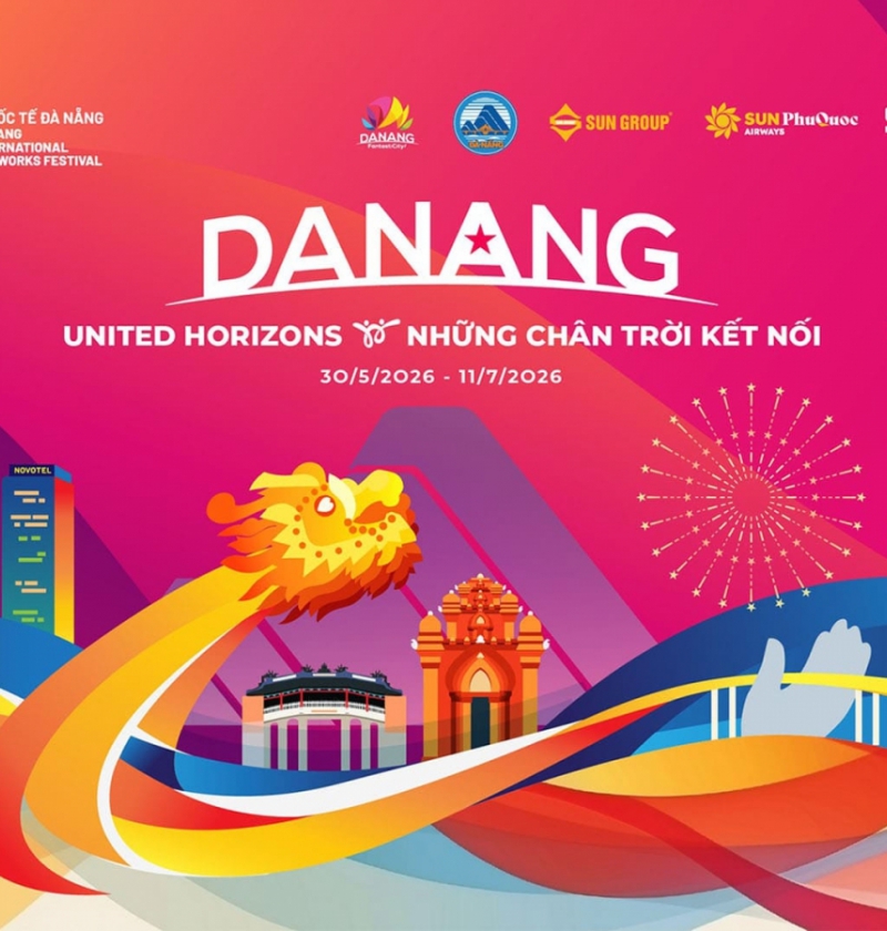 Lễ hội pháo hoa quốc tế Đà Nẵng – DIFF 2026 chính thức trở lại với chủ đề “Đà Nẵng – Những chân trời kết nối”.